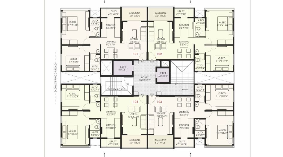 Khond-Infinity-Heights-Typical-floor-plan